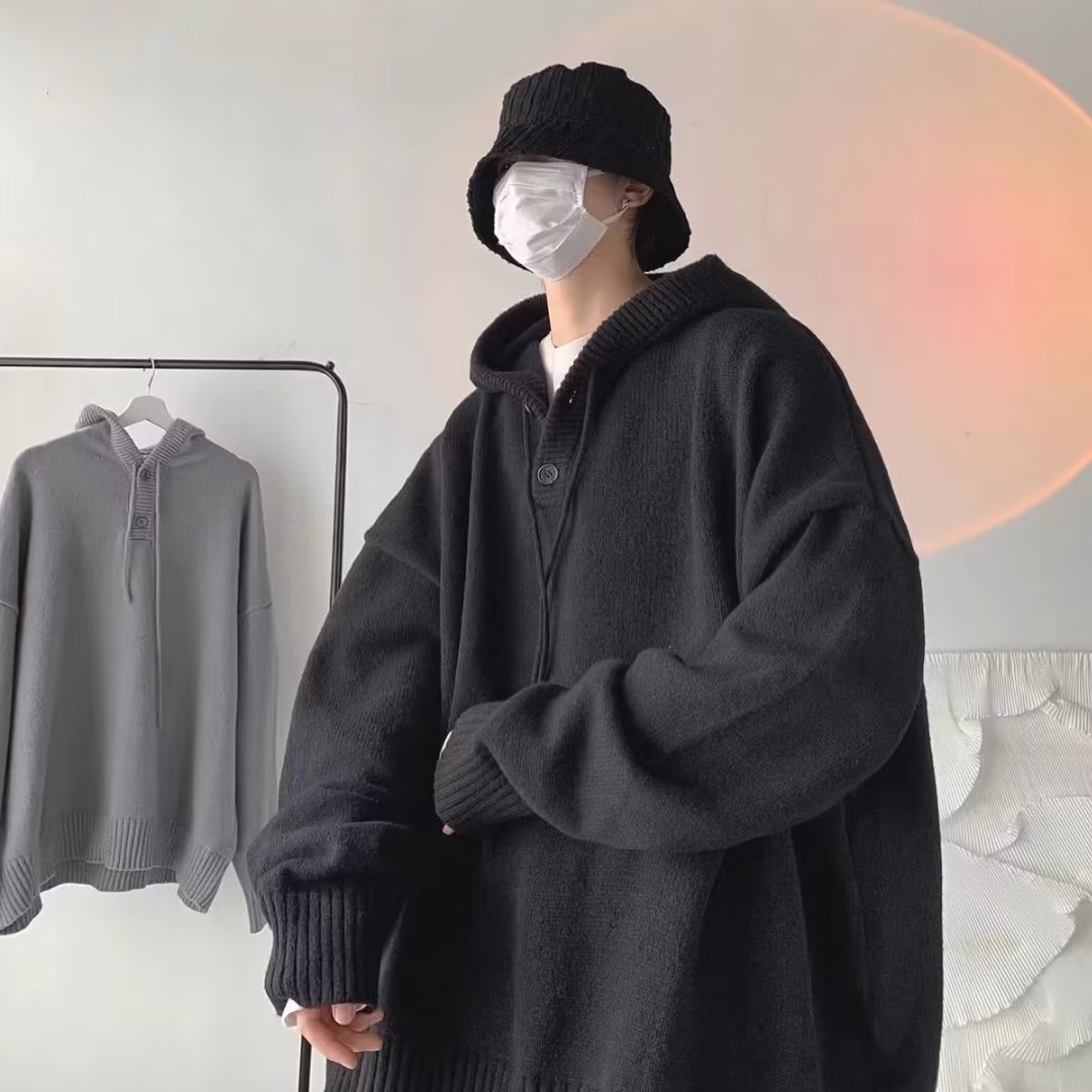 Japansk-inspireret Retro Afslappet og Løs Preppy-stil Sweatshirtjakke