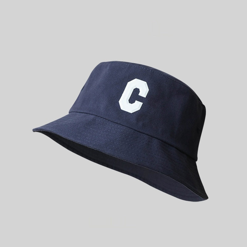 Big Head Circumference Bucket Hat All-match Letters Sun Hat