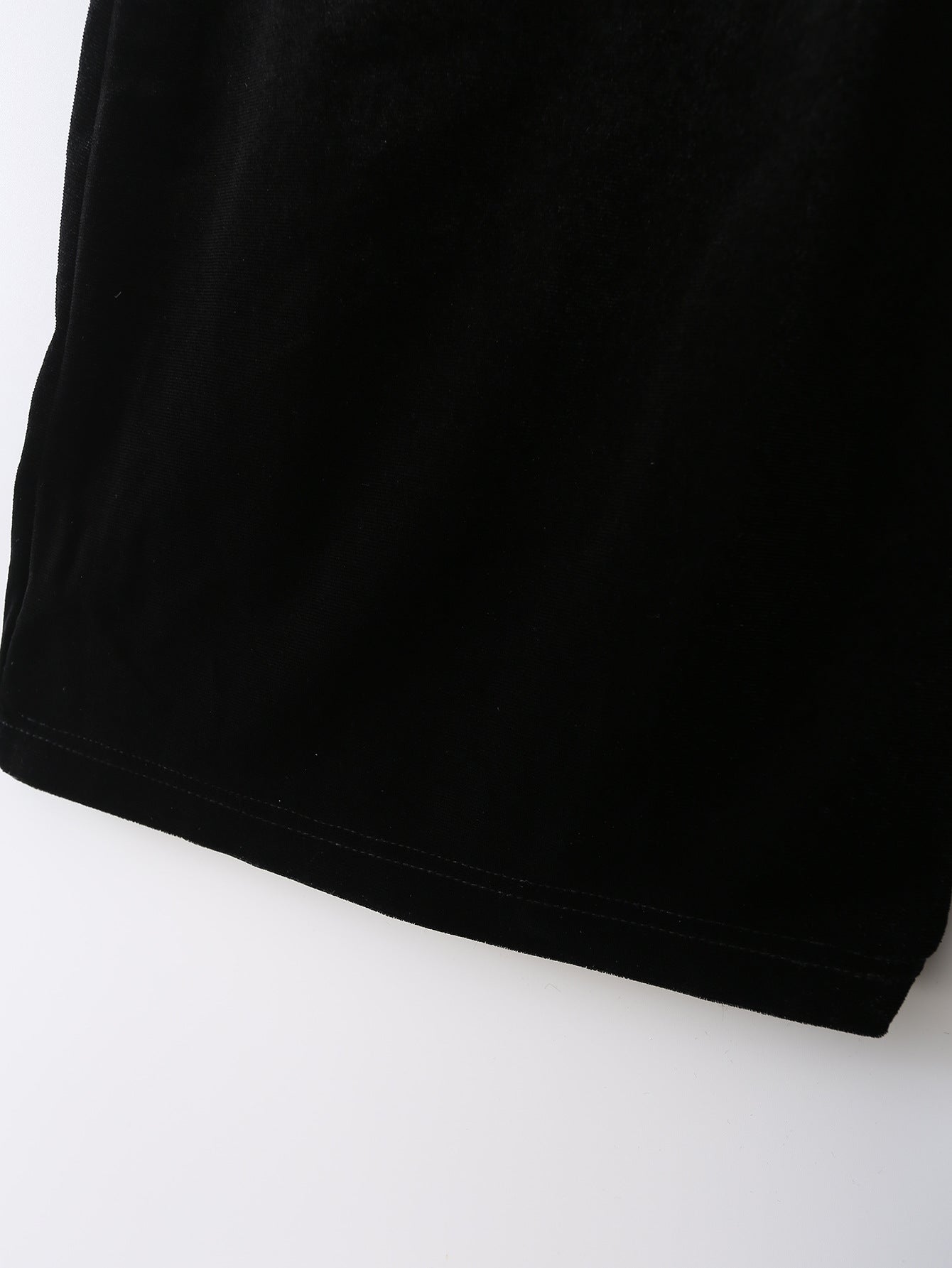 Women's Slim Fitting Velvet Hooded Jumpsuit