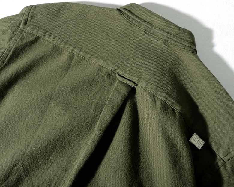 Loose Shirt Men's Trend Thickening Heavy Retro Pocket