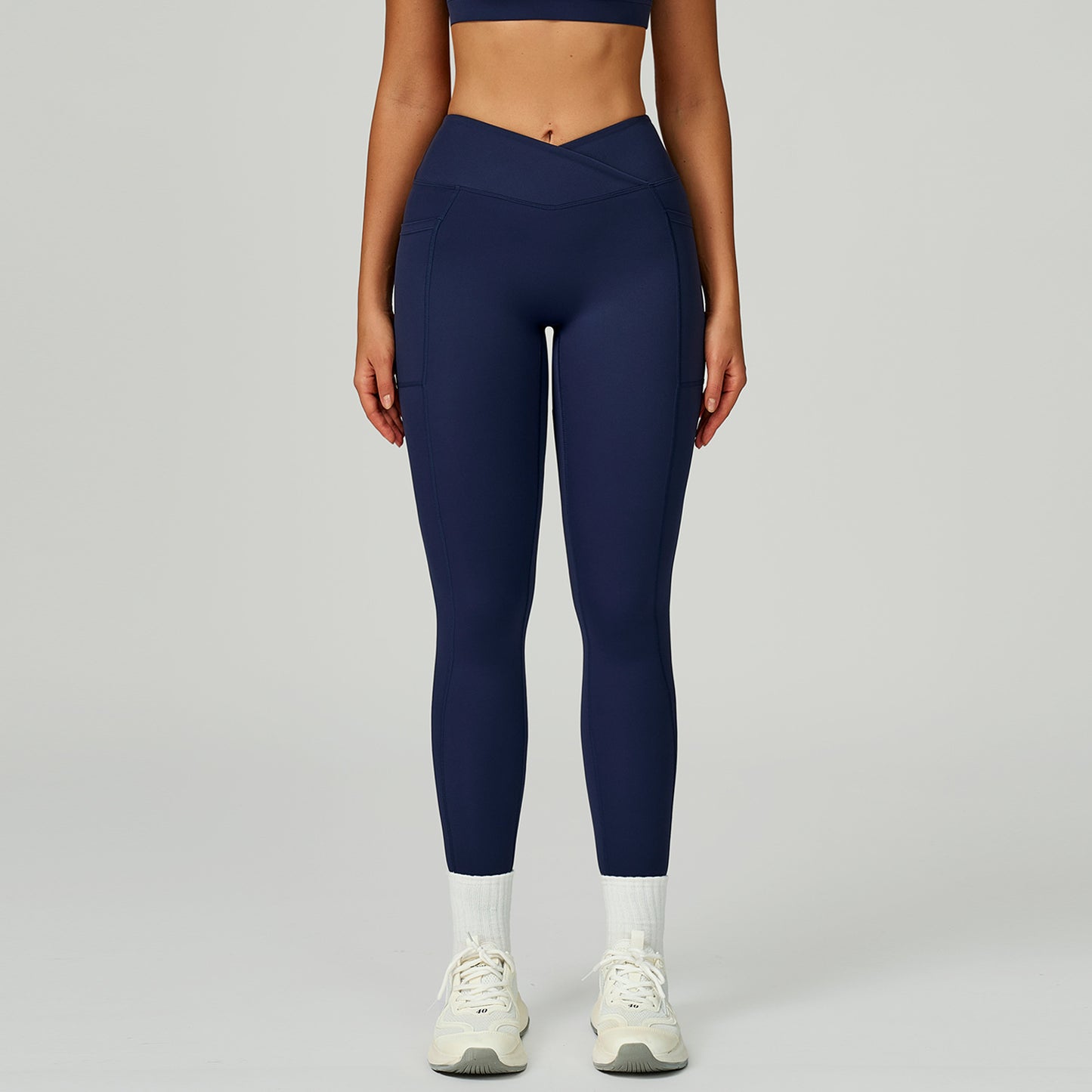 High Waist Yoga Pants Fitness Outdoor Sports Running Tights