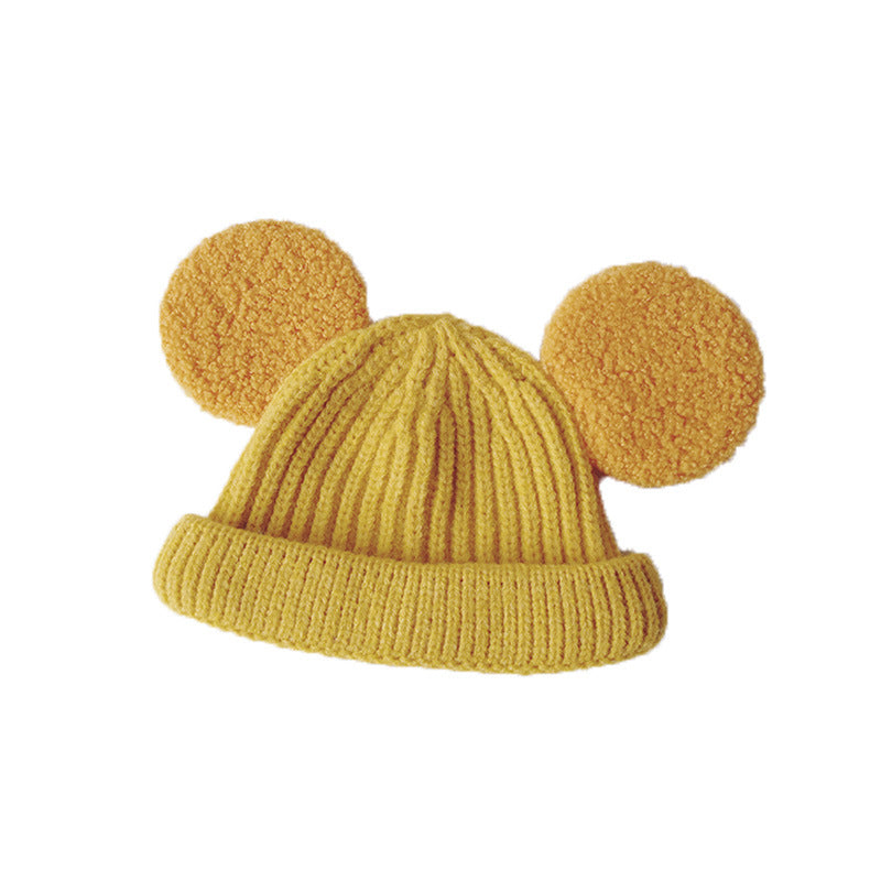 Cartoon Big Ears Children Woolen Cap