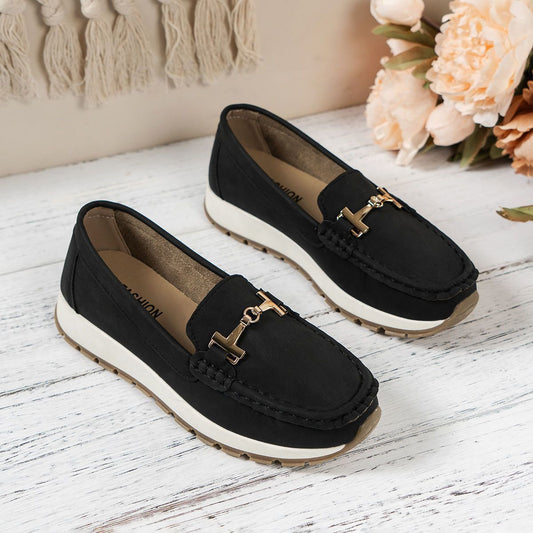 Sko til kvinder skridsikker blød bund loafers casual pumps