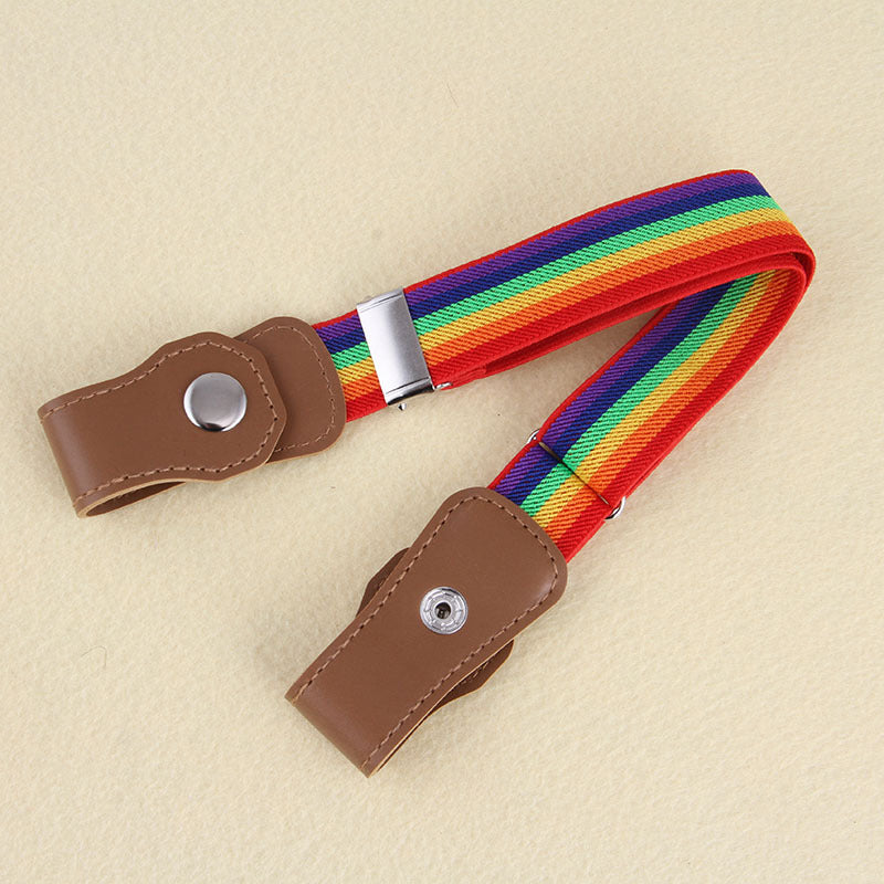 Children's Elastic Lazy Belt Snap