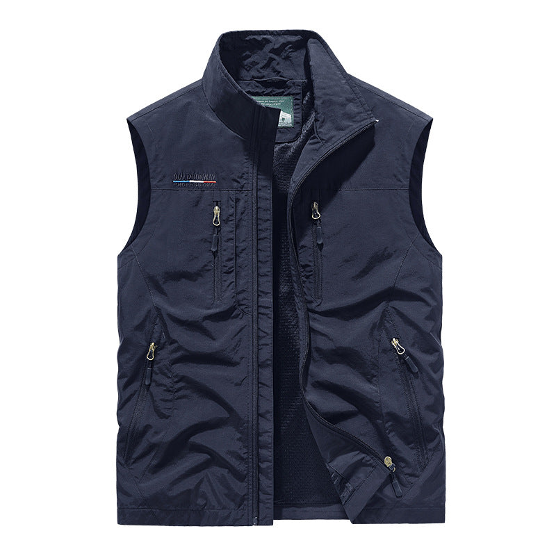 Men's Casual Thin Workwear Sleeveless Jacket