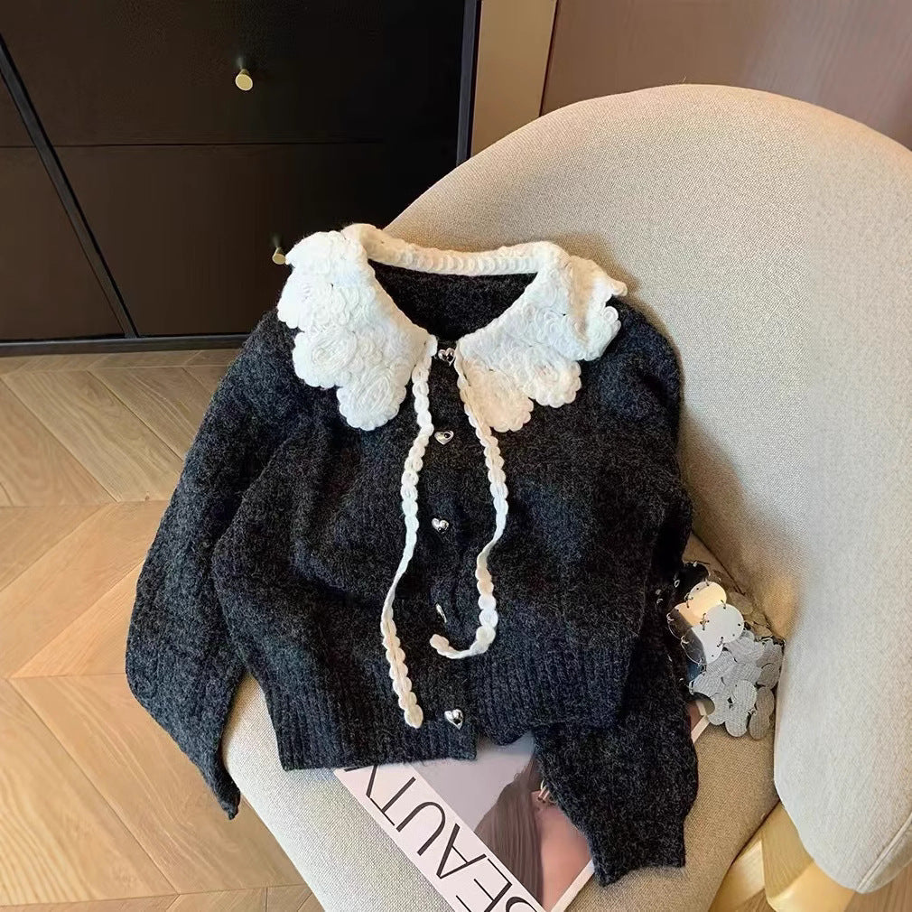 French Style Doll Collar College Style Sweater