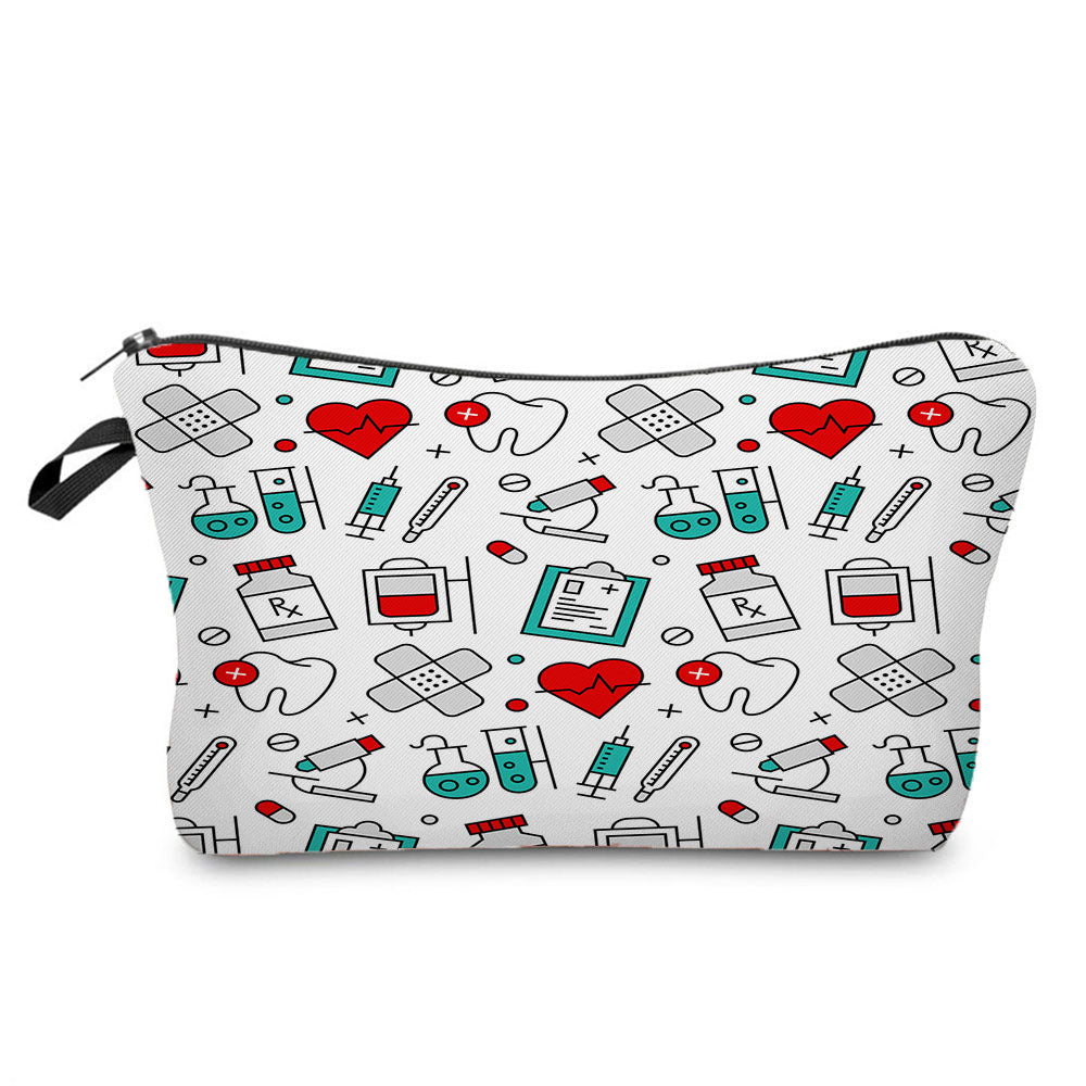 Creative Printing Portable Travel Wash Bag Large Capacity