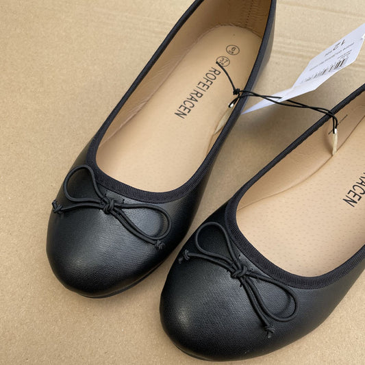 Womens Flat Shoes With A Single Bow
