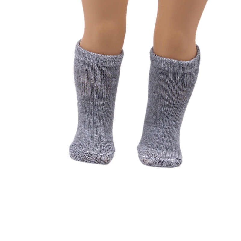 12 Colors 18 Inch American Girl Doll Socks