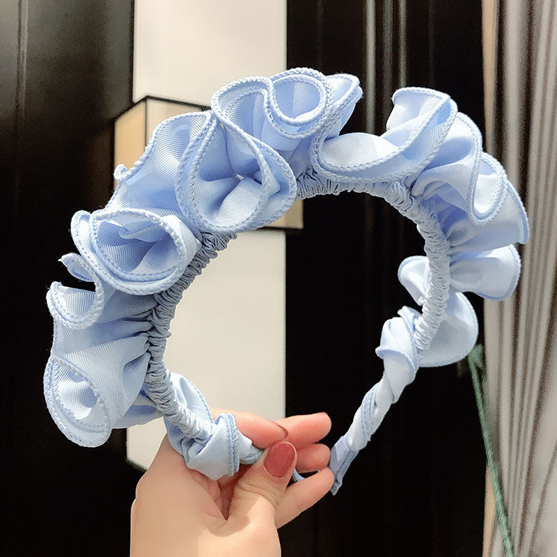Women's Candy Color Fabric Pressed Hair Band