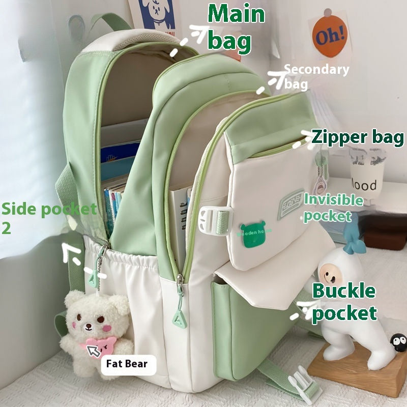 High School Student Versatile Mori Schoolbag Female