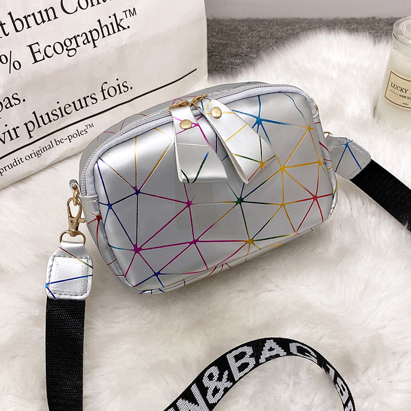 Printed Wide Shoulder Girl Cosmetic Bag