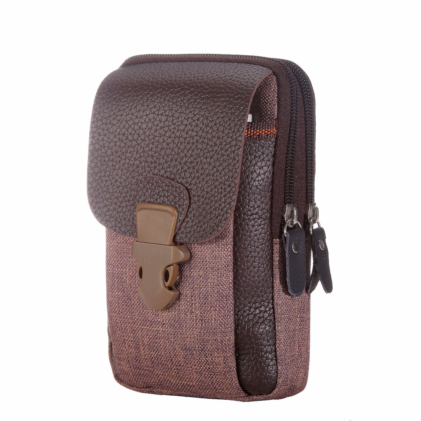 Men's Fashion Casual Double Zipper Coin Purse