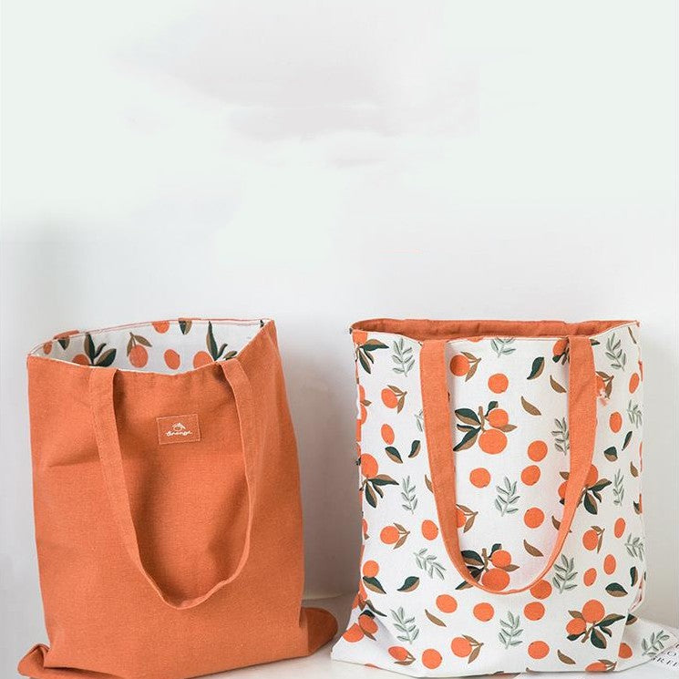 New Creative Fashion Fabric Double-sided Dual-use Handbag