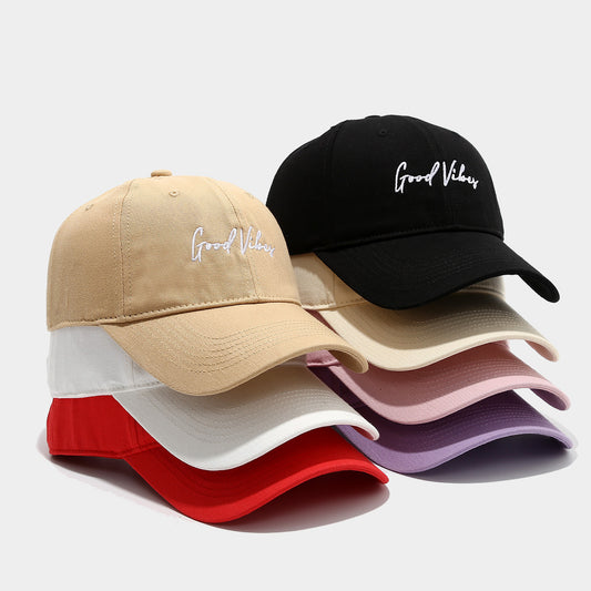 Fashion Letter Baseball Cap Show Face Small Female Japanese Style Artistic