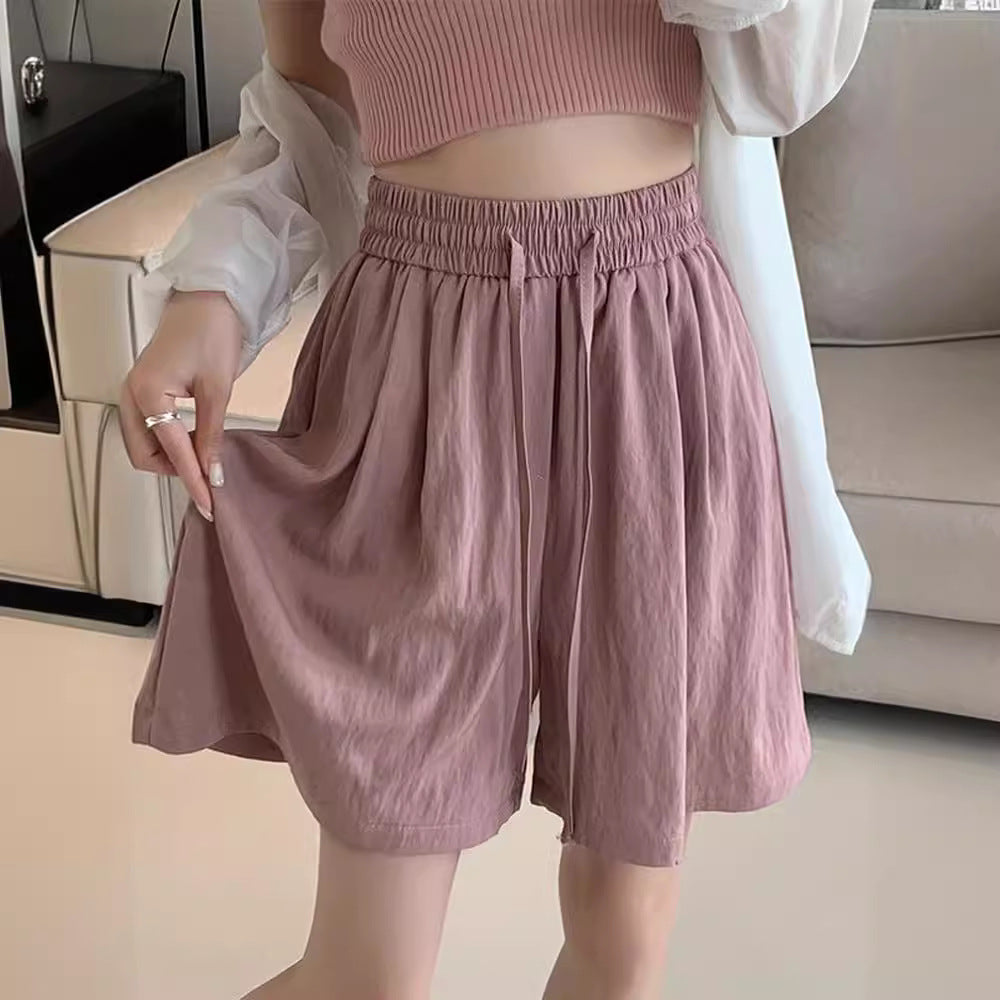 Ice silke draperende shorts til piger, tynde til sommer