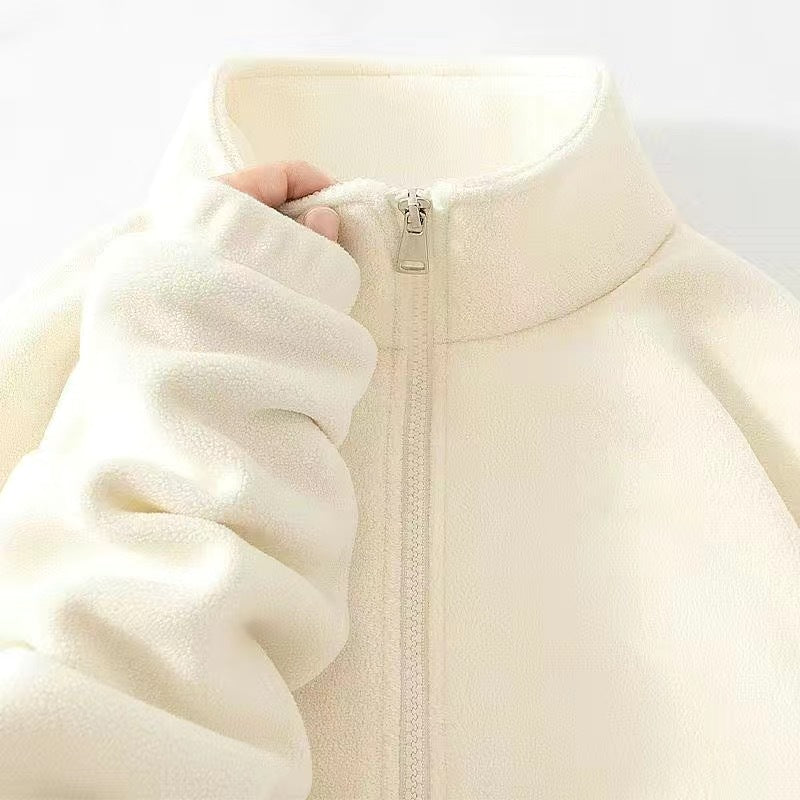 Autumnwinter Casual Thickened Double-sided Fleece Jacket