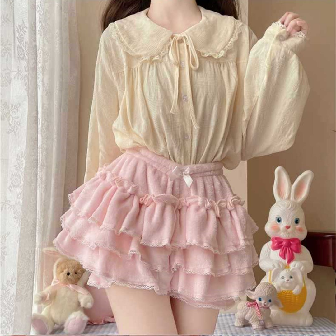 Women's Fleece-lined Cake Crinoline Leggings