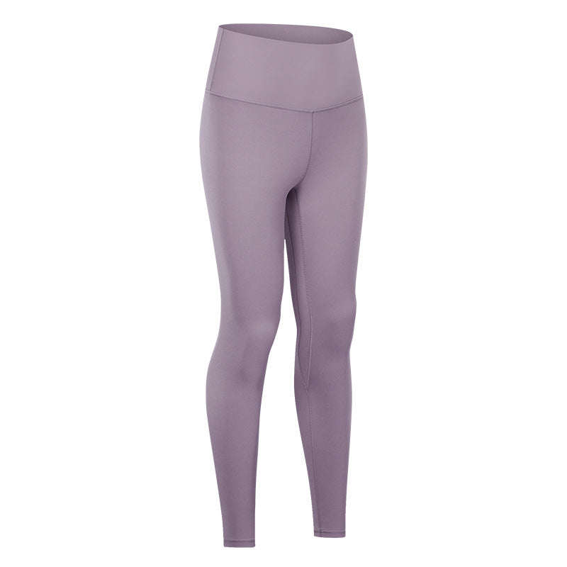 Nude Yoga Pants For Women In Autumn And Winter, High Waist, Hip Lifting, Running Tight