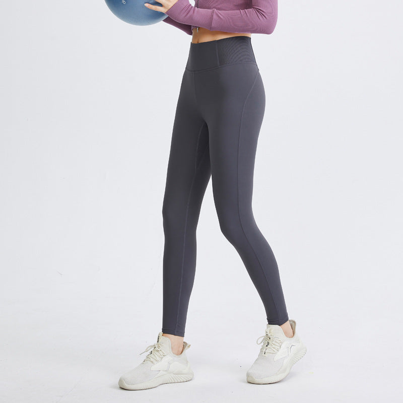 Nøgen Hofteløftende Tredimensionel Plast Talje Fitnessbukser