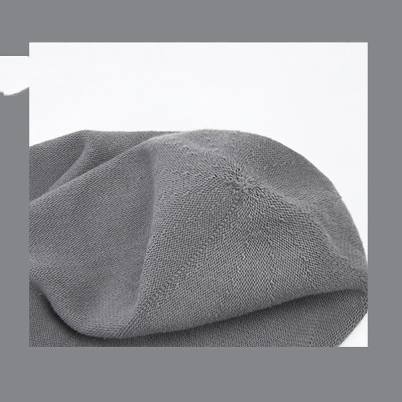Japanese Retro Knitted Hat Thin In Autumn And Winter