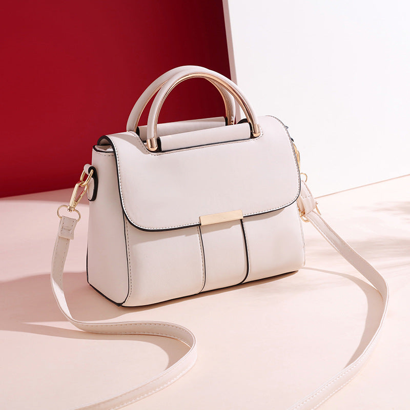 Korean Fashion One-shoulder Messenger Pu Small Square Bag