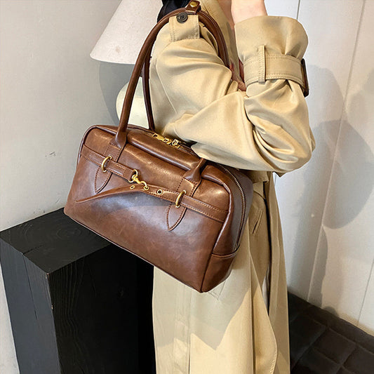Retro Large Capacity Underarm Bag