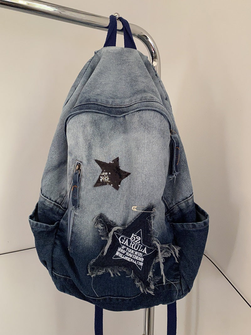 Large Capacity Antique Student Backpack