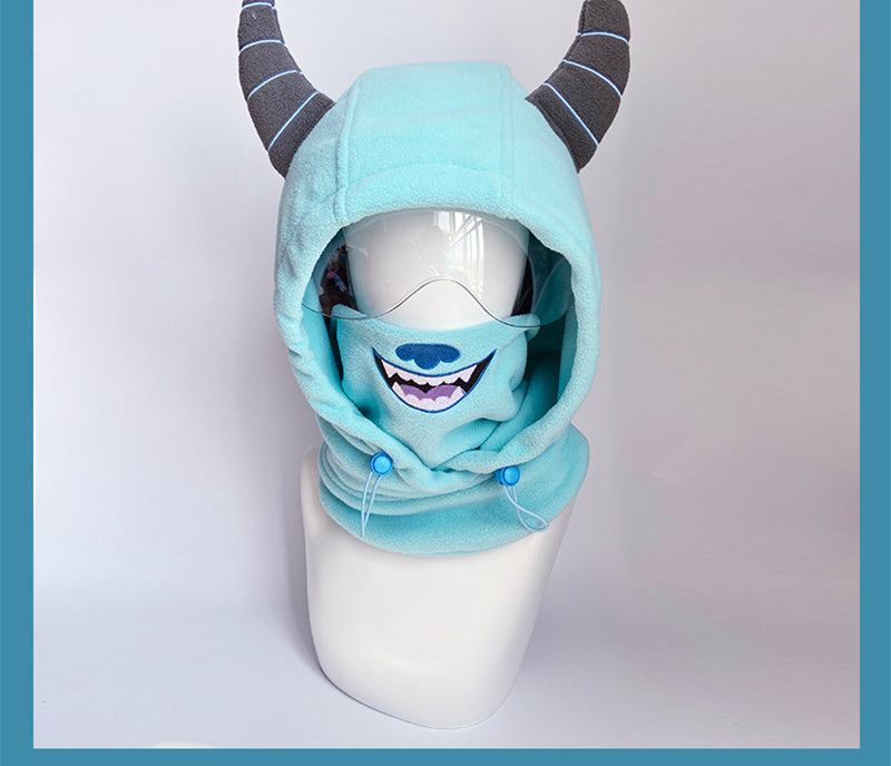 Cartoon Cute Ski Helmet Hat Windproof And Warm