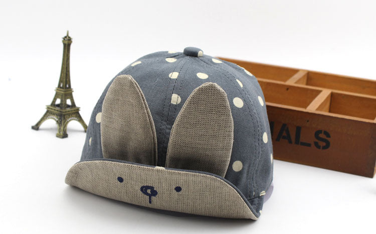 Cartoon Cute Bunny Soft Brim Baseball Hat