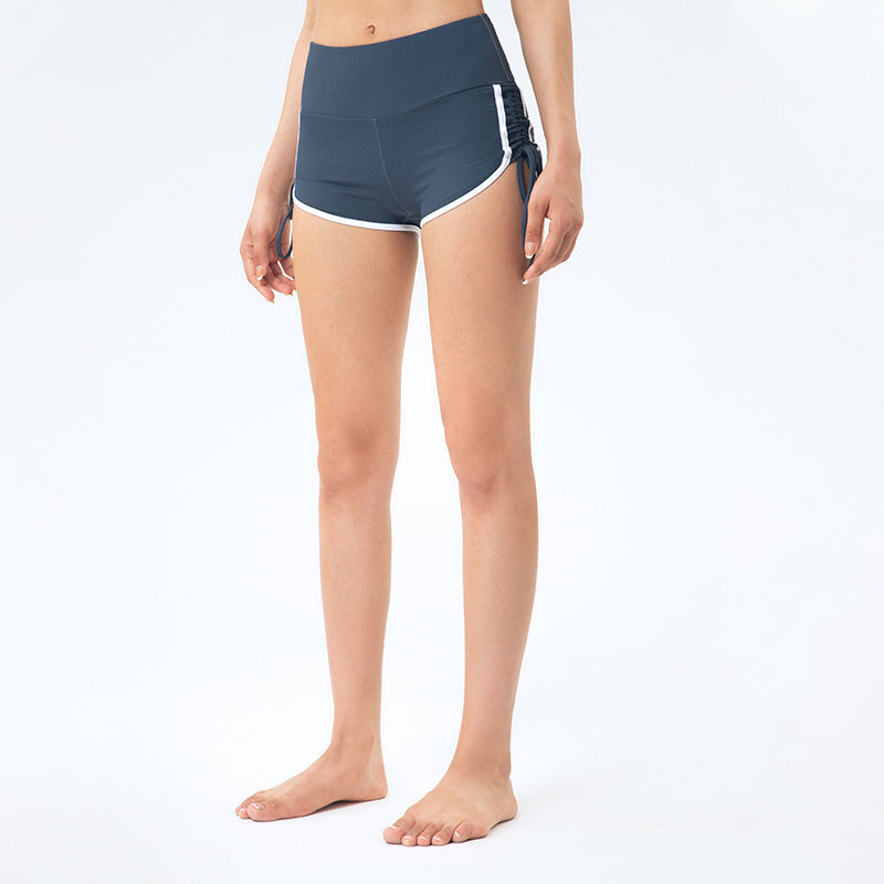 New Drawstring Peach Shorts Running Buttocks Hot Pants