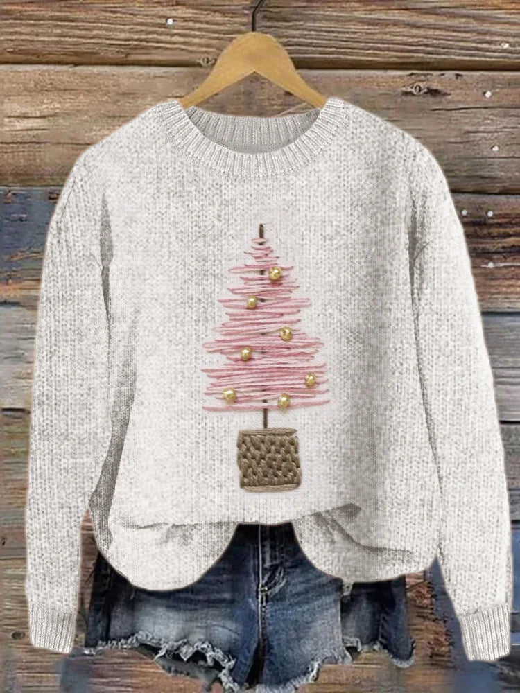 Juleinspireret Elg Ny Digital 3D Rundhalset Sweater