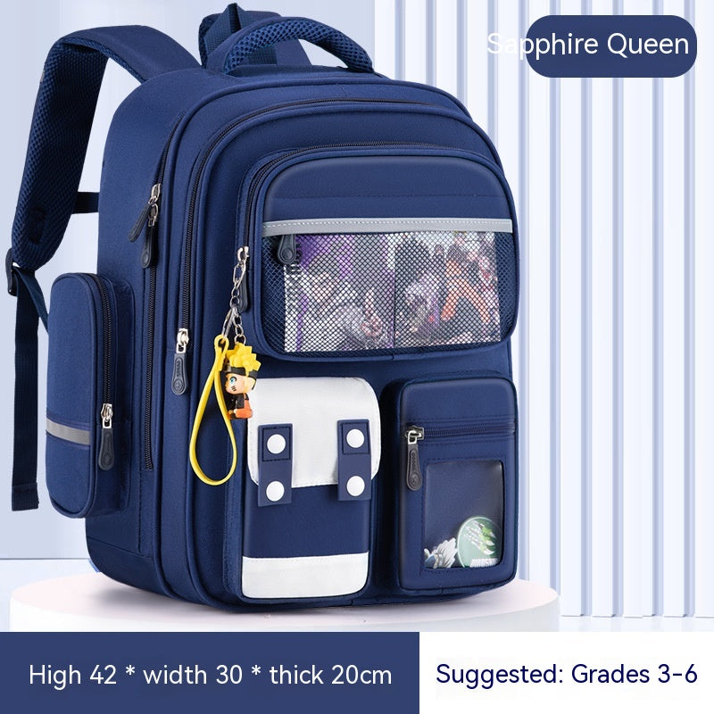 Children's Burden Reduction Large-capacity Backpack Multifunctional Spine Protection