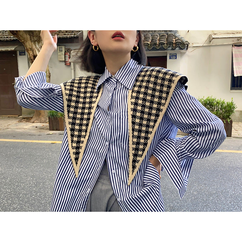 Knitted Double-sided Small Shoulder Shoulder Women's Autumn Dual Use Scarf