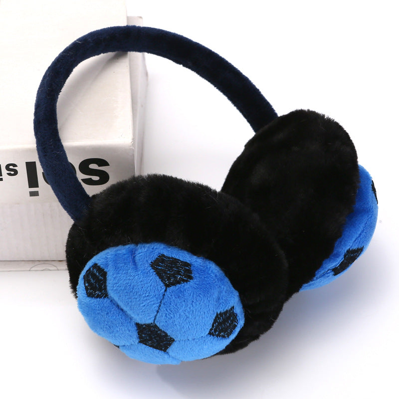 Earmuffs Warm Winter Cute Football Warm Set For Women