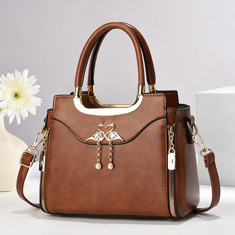 Retro Portable Crossbody Large Capacity Commuter Bag