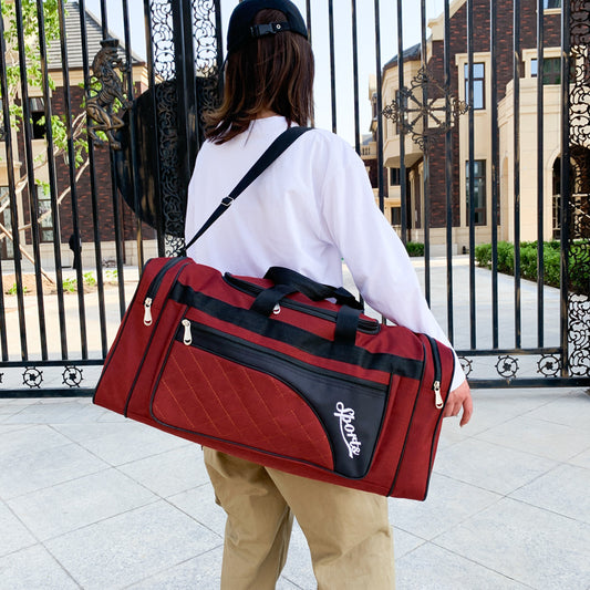 Embroidery Lingge Fitness Travel Bag Large Capacity Household