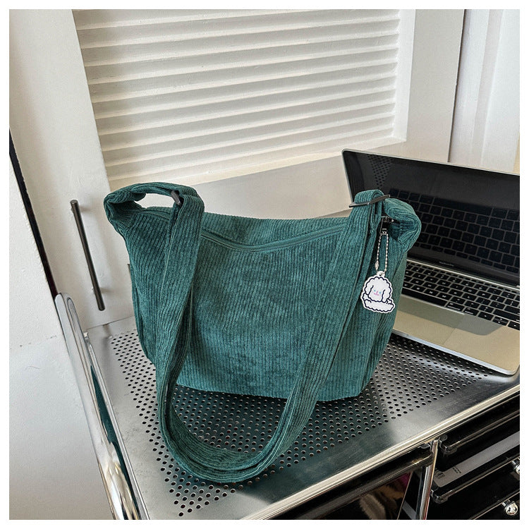 Large Capacity Versatile Trendy Crossbody Student Leisure Simple Dumpling Bag
