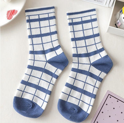 Cute Bear Korean Style Medium Tube Socks