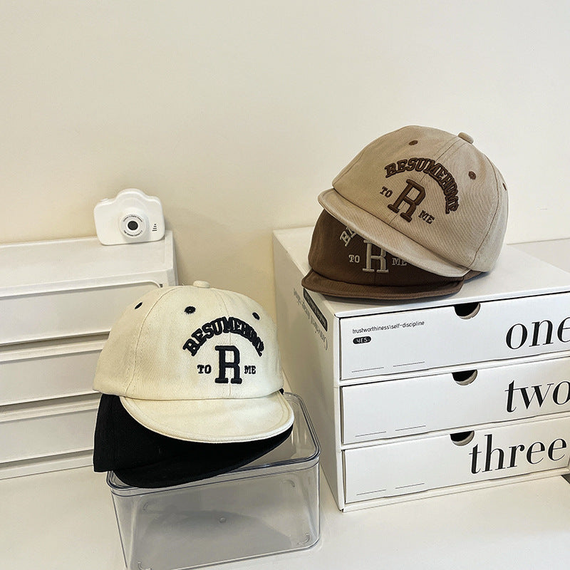 New Ins Soft Brim Letter Embroidered Sunshade Baseball Cap