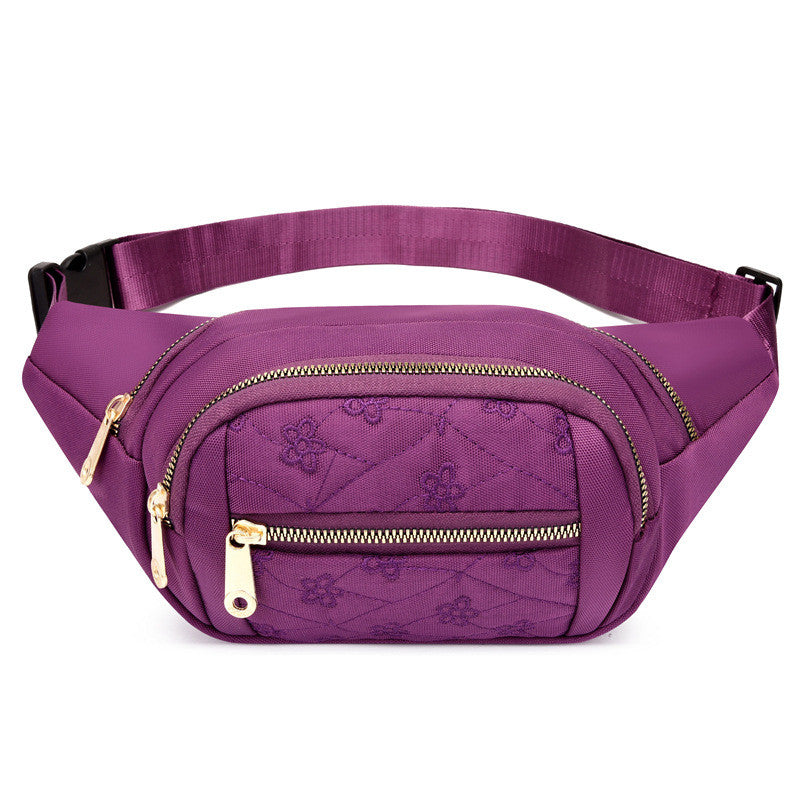 Oxford Cloth Waist Bag Waterproof Large Capacity