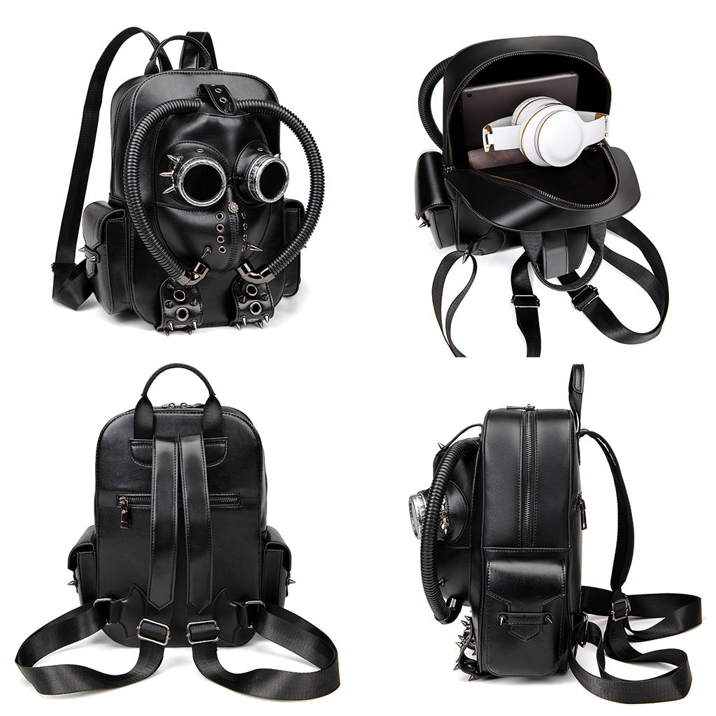 Fashion Halloween Skull Head Studded Backpack