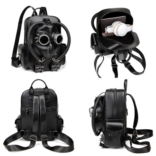 Fashion Halloween Skull Head Studded Backpack