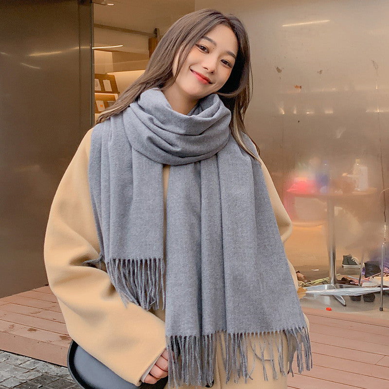 Men's Fashion Solid Color Scarf Shawl