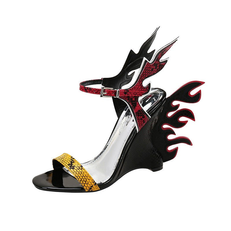 Women's Bohemian Colorblock Sandals