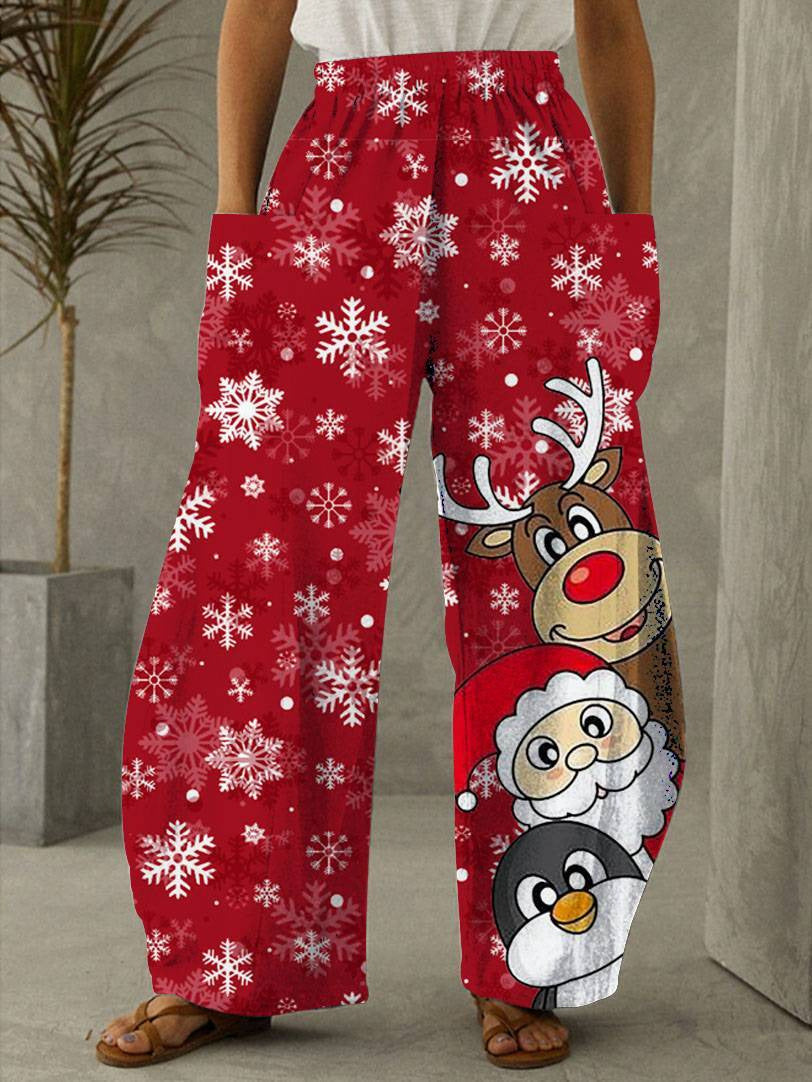 Ins Christmas Casual Pants In Europe And America
