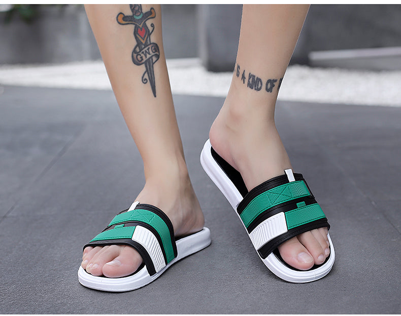 Going Out Anti-skid And Deodorant One-word Thongs Wear Resistant Slippers