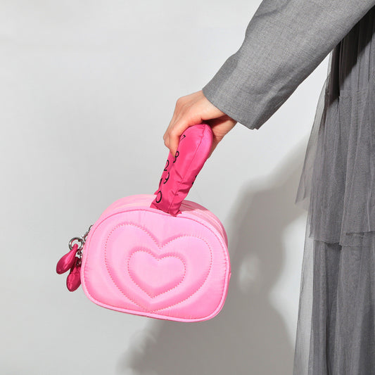 Ladies Fashion Love Niche Makeup Bag