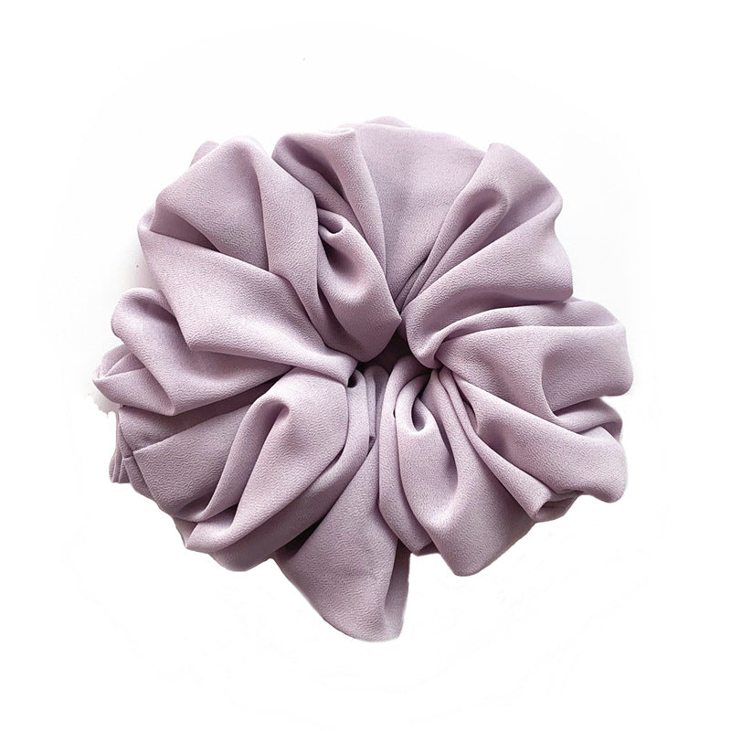 Chiffon Monochrome Bottoming Large Intestine Ring