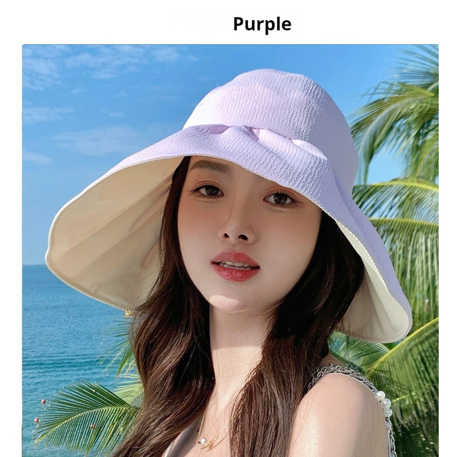 Top Big Brim Sun Hat UV Protection Vinyl Sun Protective